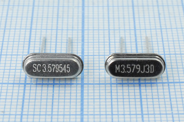 3579,545 \HC49S3\16\ 27\\HC49S[MEC]\1Г (разная) --- Кварцевые резонаторы (пьезокерамические, диэлектрические, ПАВ (SAW), резонаторы из других пьезоматериалов)