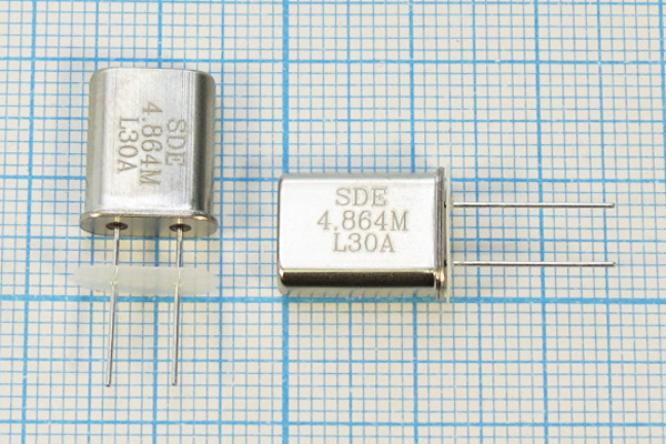 4864 \HC49U\30\ 10\ 20/-20~70C\49U[SDE]\1Г +IS --- Кварцевые резонаторы (пьезокерамические, диэлектрические, ПАВ (SAW), резонаторы из других пьезоматериалов)