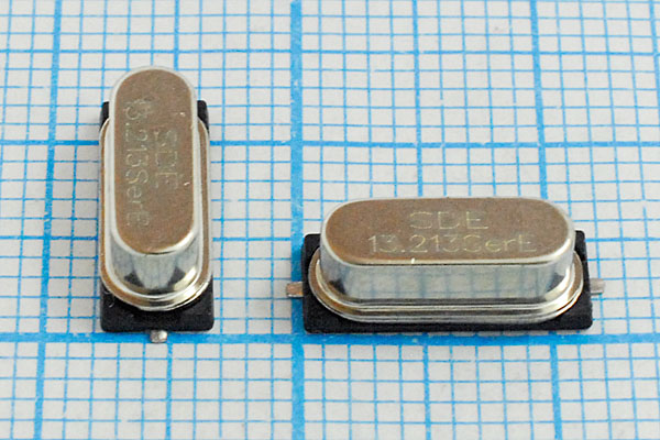 13213 \SMD49S4\S\ 10\ 20/-40~85C\49S-SMD\1Г --- Кварцевые резонаторы (пьезокерамические, диэлектрические, ПАВ (SAW), резонаторы из других пьезоматериалов)