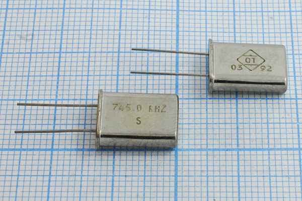 745 \HC49U\S\ 20\\\1Г (745.0KHZ) --- Кварцевые резонаторы (пьезокерамические, диэлектрические, ПАВ (SAW), резонаторы из других пьезоматериалов)