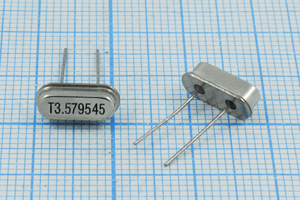 3579,545 \HC49S3\16\ 30\\S[FT]\1Г (T) --- Кварцевые резонаторы (пьезокерамические, диэлектрические, ПАВ (SAW), резонаторы из других пьезоматериалов)