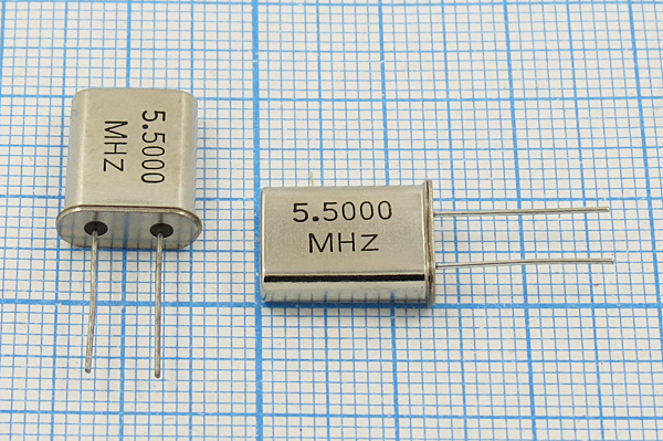 5500 \HC49U\16\ 30\\\1Г (5,500MHz) --- Кварцевые резонаторы (пьезокерамические, диэлектрические, ПАВ (SAW), резонаторы из других пьезоматериалов)