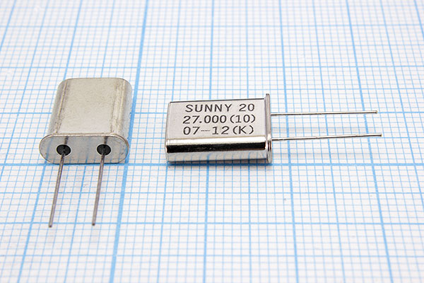 27000 \HC49U\20\ 30\ 50/-40~85C\SA[SUNNY]\1Г --- Кварцевые резонаторы (пьезокерамические, диэлектрические, ПАВ (SAW), резонаторы из других пьезоматериалов)