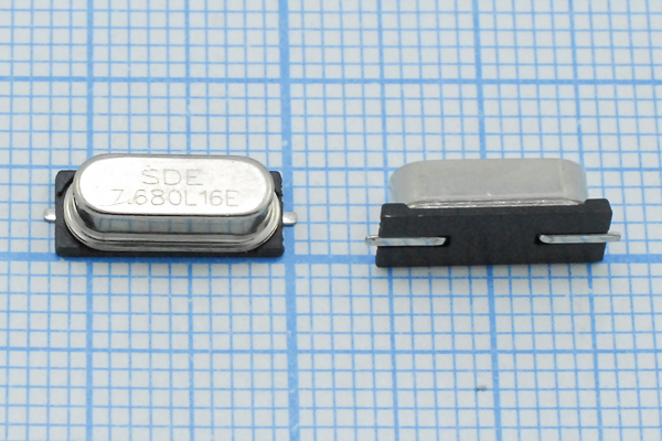 7680 \SMD49S4\16\ 10\ 30/-40~85C\49S-SMD\1Г --- Кварцевые резонаторы (пьезокерамические, диэлектрические, ПАВ (SAW), резонаторы из других пьезоматериалов)