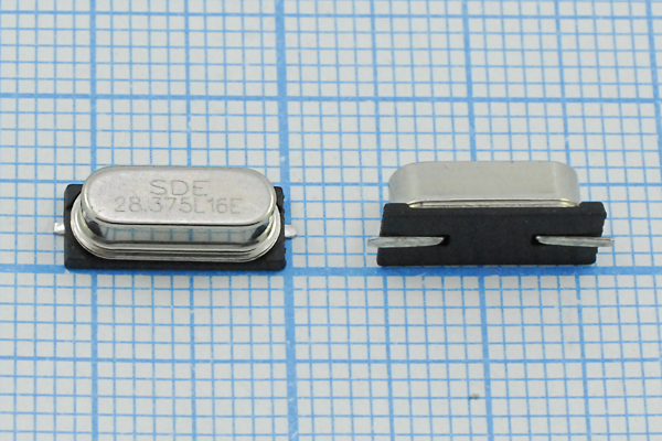 28375 \SMD49S4\16\ 10\ 30/-40~85C\49S-SMD\1Г --- Кварцевые резонаторы (пьезокерамические, диэлектрические, ПАВ (SAW), резонаторы из других пьезоматериалов)