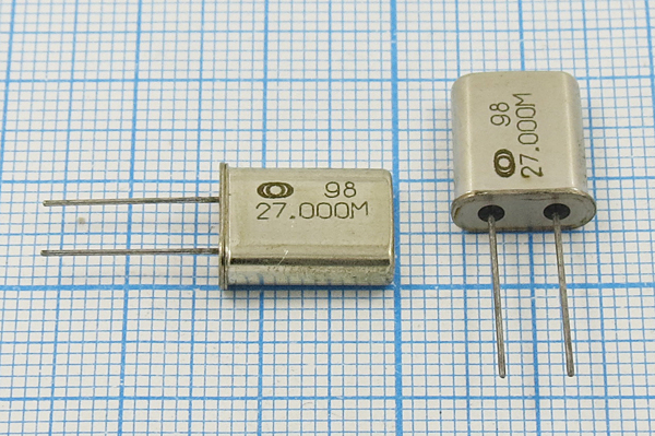 27000 \HC49U\S\ 20\ 20/-10~60C\РК367-01МД-7АП\3Г --- Кварцевые резонаторы (пьезокерамические, диэлектрические, ПАВ (SAW), резонаторы из других пьезоматериалов)