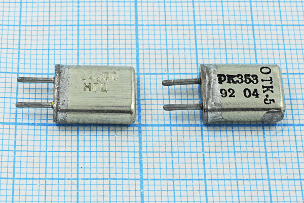 24000 \HC25U\S\\\РК353МА\3Г (24,00МГц РК353) --- Кварцевые резонаторы (пьезокерамические, диэлектрические, ПАВ (SAW), резонаторы из других пьезоматериалов)