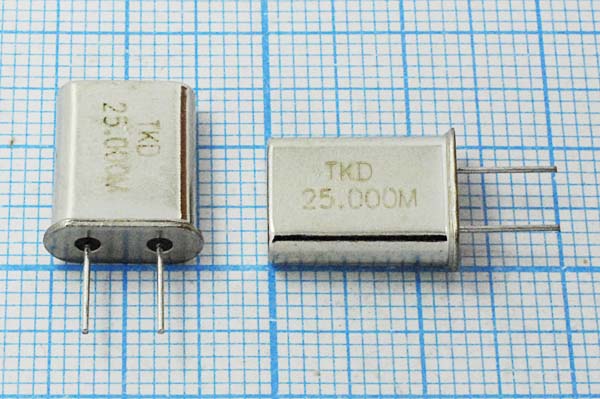 25000 \HC49U\20\ 30\\HC-49U[TKD]\1Г 7мм (TKD) --- Кварцевые резонаторы (пьезокерамические, диэлектрические, ПАВ (SAW), резонаторы из других пьезоматериалов)