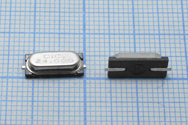 24000 \SMD49S3\20\ 20\\\1Г (CIC.24.000) --- Кварцевые резонаторы (пьезокерамические, диэлектрические, ПАВ (SAW), резонаторы из других пьезоматериалов)