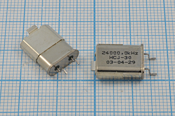 24000 \SMC49U\30\\\S=HC49U-SMC\1Г (HCJ-30) --- Кварцевые резонаторы (пьезокерамические, диэлектрические, ПАВ (SAW), резонаторы из других пьезоматериалов)