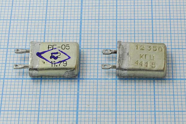12350 \ МВ\S\\\РГ05МВ\1Г --- Кварцевые резонаторы (пьезокерамические, диэлектрические, ПАВ (SAW), резонаторы из других пьезоматериалов)