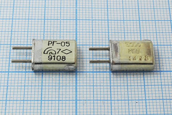 5000 \HC25U\S\ 15\ 50/-40~85C\РГ05МА-14ДТ\1Г --- Кварцевые резонаторы (пьезокерамические, диэлектрические, ПАВ (SAW), резонаторы из других пьезоматериалов)