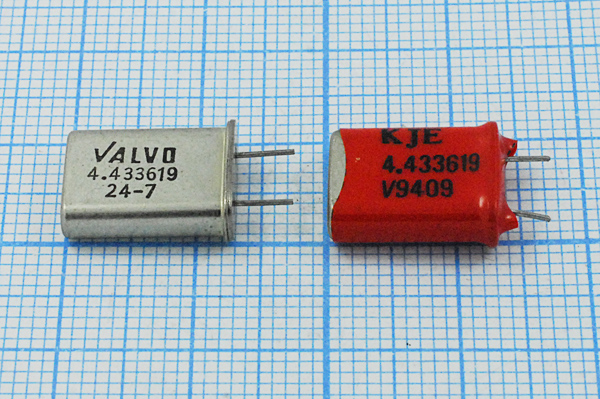 4433,619 \HC49U\S\\\\1Г 4мм (разная) --- Кварцевые резонаторы (пьезокерамические, диэлектрические, ПАВ (SAW), резонаторы из других пьезоматериалов)