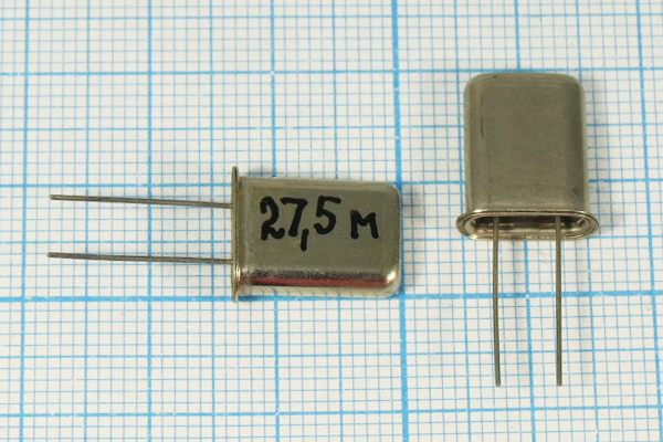 27500 \HC43U\16\\\МД\ХСР 3Г (27,5М) --- Кварцевые резонаторы (пьезокерамические, диэлектрические, ПАВ (SAW), резонаторы из других пьезоматериалов)