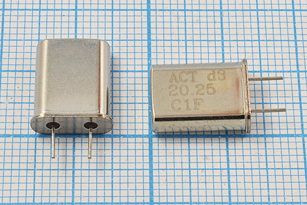 20250 \HC49U\13\ 20\\\1Г 5мм (C1F) --- Кварцевые резонаторы (пьезокерамические, диэлектрические, ПАВ (SAW), резонаторы из других пьезоматериалов)