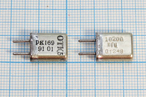 10200 \HC25U\\ 20\ 30/-30~60C\РК169МА-7БС\1Г --- Кварцевые резонаторы (пьезокерамические, диэлектрические, ПАВ (SAW), резонаторы из других пьезоматериалов)
