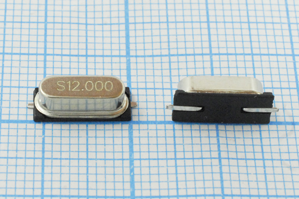 12000 \SMD49S4\18\ 30\ 30/-20~70C\49S-SMD\1Г --- Кварцевые резонаторы (пьезокерамические, диэлектрические, ПАВ (SAW), резонаторы из других пьезоматериалов)