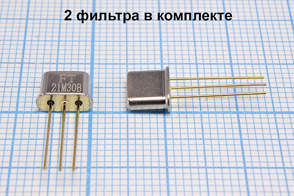 ф 21400 \пол\ 30/3\UM5-3x2\\FT21M30B\4пор\пара FT --- Кварцевые фильтры (диэлектрические, пьезокерамические, ПАВ (SAW), ФЭМ, фильтры из других пьезоматериалов)