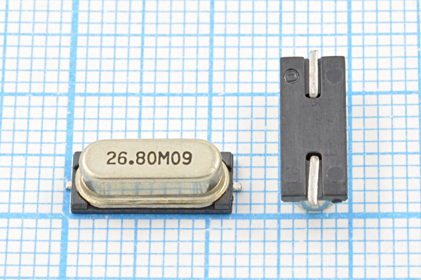 26800 \SMD49S4\\\\ATSM-49\1Г (26.80M09) --- Кварцевые резонаторы (пьезокерамические, диэлектрические, ПАВ (SAW), резонаторы из других пьезоматериалов)