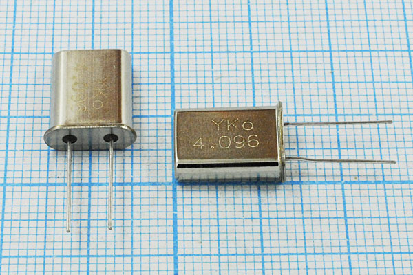 4096 \HC49U\16\\\\1Г (YKo 4.096) --- Кварцевые резонаторы (пьезокерамические, диэлектрические, ПАВ (SAW), резонаторы из других пьезоматериалов)