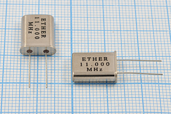 11000 \HC49U\ \\\\1Г (ETHER) --- Кварцевые резонаторы (пьезокерамические, диэлектрические, ПАВ (SAW), резонаторы из других пьезоматериалов)
