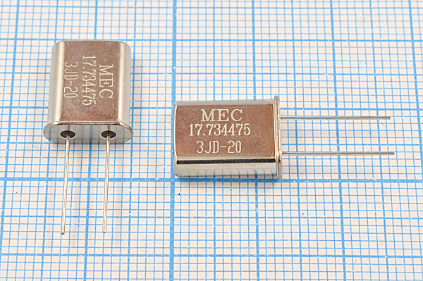 17734,475 \HC49U\20\ 25\\HC49U[MEC]\1Г (MEC) --- Кварцевые резонаторы (пьезокерамические, диэлектрические, ПАВ (SAW), резонаторы из других пьезоматериалов)