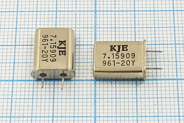 7159,09 \HC49U\30\\\\1Г 5мм (KJE) --- Кварцевые резонаторы (пьезокерамические, диэлектрические, ПАВ (SAW), резонаторы из других пьезоматериалов)