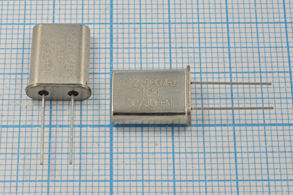 22000 \HC49U\18\ 30\ 20/-20~70C\49U[STE]\1Г --- Кварцевые резонаторы (пьезокерамические, диэлектрические, ПАВ (SAW), резонаторы из других пьезоматериалов)