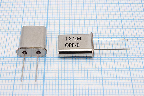 1875 \HC49U\S\ 10\ 30/-40~85C\\1Г (1.875M 0PF-E) --- Кварцевые резонаторы (пьезокерамические, диэлектрические, ПАВ (SAW), резонаторы из других пьезоматериалов)