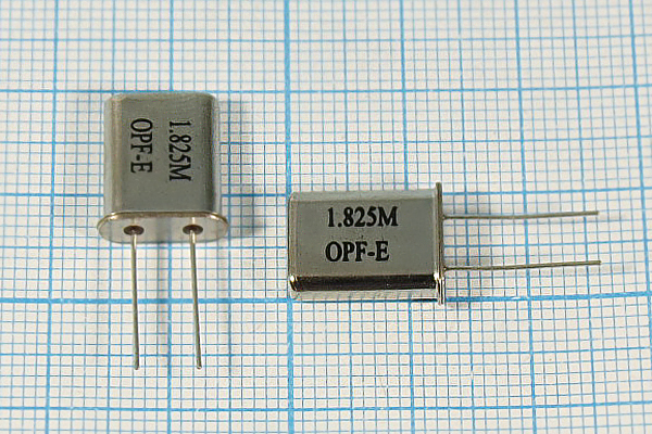 1825 \HC49U\S\ 10\ 30/-40~85C\\1Г (1.825M 0PF-E) --- Кварцевые резонаторы (пьезокерамические, диэлектрические, ПАВ (SAW), резонаторы из других пьезоматериалов)