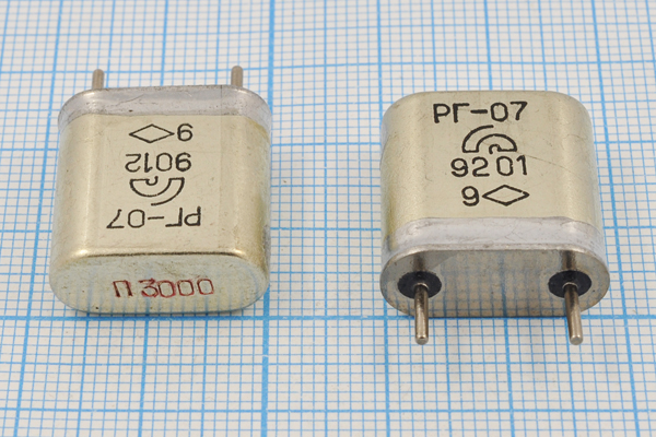 3000 \HC6U\\ 20\ 50/-60~85C\РГ07БА-7ДУ\1Г --- Кварцевые резонаторы (пьезокерамические, диэлектрические, ПАВ (SAW), резонаторы из других пьезоматериалов)