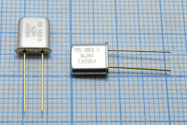 16384 \UM1\18\ 10\  8/-10~60C\U1[UM1][PDI]\1Г --- Кварцевые резонаторы (пьезокерамические, диэлектрические, ПАВ (SAW), резонаторы из других пьезоматериалов)
