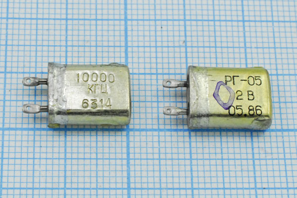 10000 \МВ\\  7,5\ 40/-60~100C\РГ05МВ-15ЕТ\1Г --- Кварцевые резонаторы (пьезокерамические, диэлектрические, ПАВ (SAW), резонаторы из других пьезоматериалов)