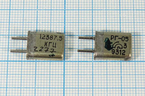 12387,5 \HC25U\\\\РГ05МА\1Г --- Кварцевые резонаторы (пьезокерамические, диэлектрические, ПАВ (SAW), резонаторы из других пьезоматериалов)
