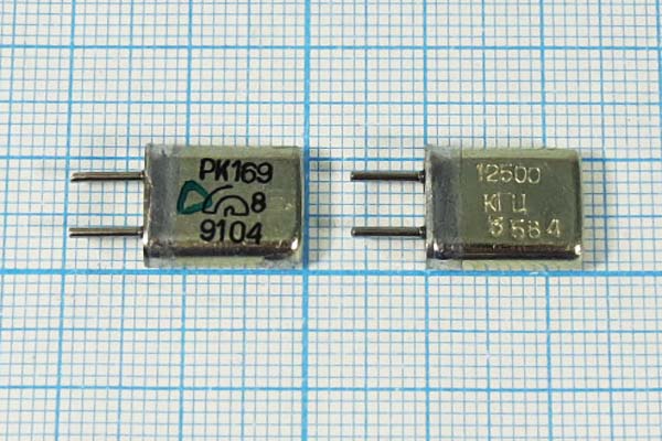 12500 \HC25U\S\ 30\ 40/-10~60C\РК169МА-8АТ\1Г --- Кварцевые резонаторы (пьезокерамические, диэлектрические, ПАВ (SAW), резонаторы из других пьезоматериалов)