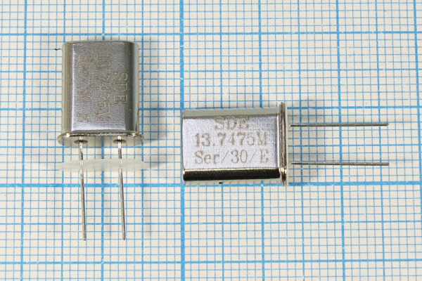 13747,5 \HC49U\S\ 10\ 30/-40~85C\49U[SDE]\1Г +IS --- Кварцевые резонаторы (пьезокерамические, диэлектрические, ПАВ (SAW), резонаторы из других пьезоматериалов)