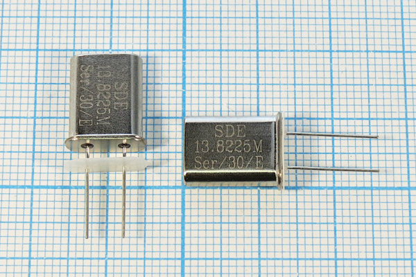 13822,5 \HC49U\S\ 10\ 30/-40~85C\49U[SDE]\1Г +IS --- Кварцевые резонаторы (пьезокерамические, диэлектрические, ПАВ (SAW), резонаторы из других пьезоматериалов)