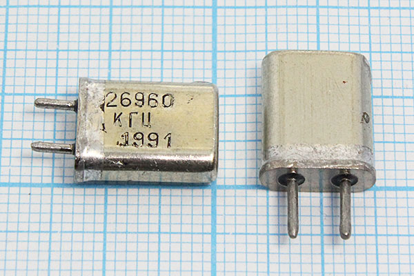 26960 \HC25U\\\\МА\1Г (26960кГц) --- Кварцевые резонаторы (пьезокерамические, диэлектрические, ПАВ (SAW), резонаторы из других пьезоматериалов)