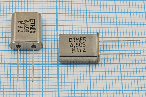 4608 \HC49U\16\\\\1Г (ETHER) --- Кварцевые резонаторы (пьезокерамические, диэлектрические, ПАВ (SAW), резонаторы из других пьезоматериалов)