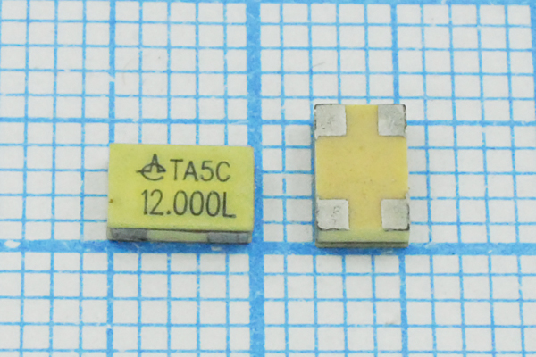 12000 \SMD05032C4\18\ 30\ 20/-20~70C\TA5C\1Г STE --- Кварцевые резонаторы (пьезокерамические, диэлектрические, ПАВ (SAW), резонаторы из других пьезоматериалов)