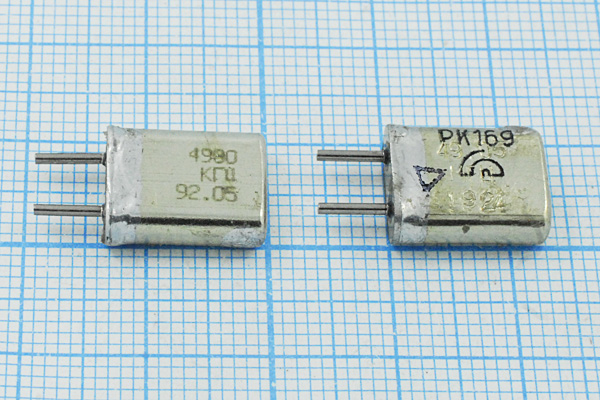 4980 \HC25U\\30\ 40/-10~60C\РК169МА-8АТ\1Г --- Кварцевые резонаторы (пьезокерамические, диэлектрические, ПАВ (SAW), резонаторы из других пьезоматериалов)