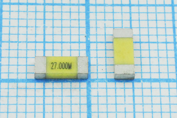 27000 \SMD06022C2\20\ 20\ 20/-20~70C\S6022-2\1Г --- Кварцевые резонаторы (пьезокерамические, диэлектрические, ПАВ (SAW), резонаторы из других пьезоматериалов)