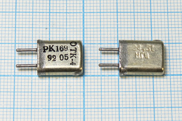 24510 \HC25U\\\\РК169МА\3Г (24,51МГЦ) --- Кварцевые резонаторы (пьезокерамические, диэлектрические, ПАВ (SAW), резонаторы из других пьезоматериалов)