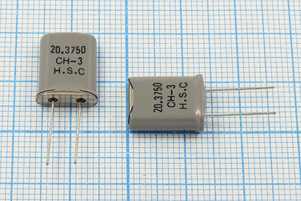 20375 \HC49U\32\\\\3Г +SL (H.S.C 20.3750 CH-3) --- Кварцевые резонаторы (пьезокерамические, диэлектрические, ПАВ (SAW), резонаторы из других пьезоматериалов)