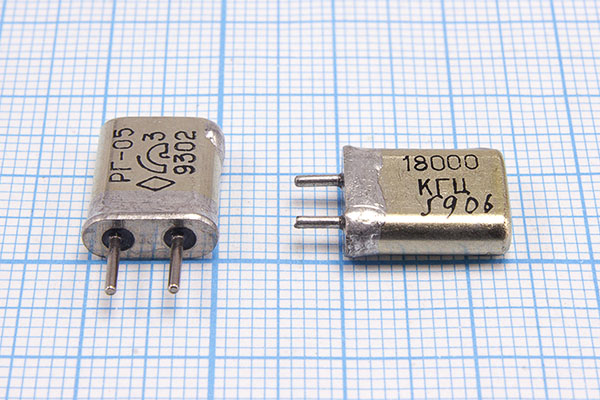 18000 \HC25U\\ 15\ 20/-10~60C\РГ05МА-14БП\1Г --- Кварцевые резонаторы (пьезокерамические, диэлектрические, ПАВ (SAW), резонаторы из других пьезоматериалов)
