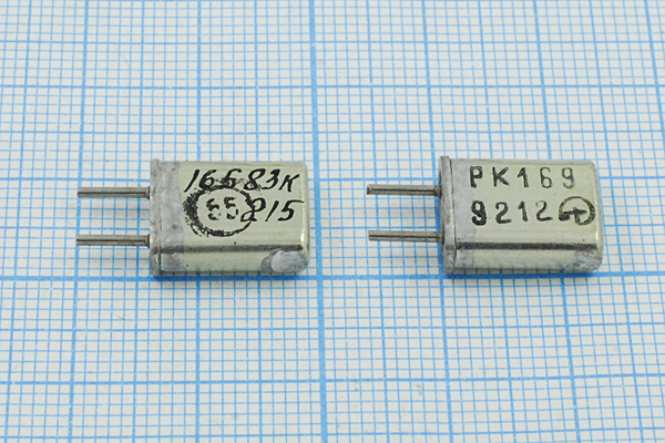 16583 \HC25U\\\\РК169МА\1Г --- Кварцевые резонаторы (пьезокерамические, диэлектрические, ПАВ (SAW), резонаторы из других пьезоматериалов)