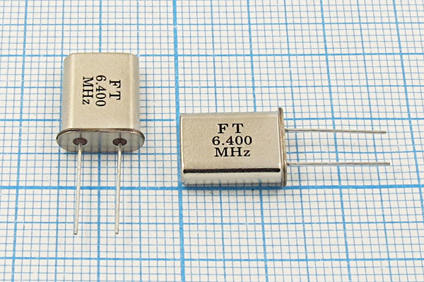 6400 \HC49U\16\\\U[FT]\1Г (FT 6.400 MHz) --- Кварцевые резонаторы (пьезокерамические, диэлектрические, ПАВ (SAW), резонаторы из других пьезоматериалов)