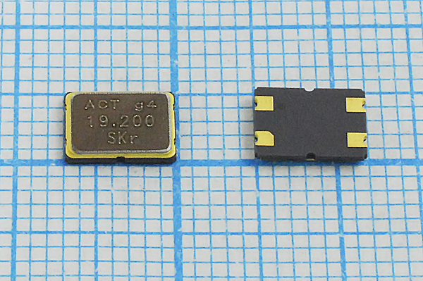 19200 \SMD07050C4\12\ 20\ 30/-20~70C\ACT753SMX-4\1 --- Кварцевые резонаторы (пьезокерамические, диэлектрические, ПАВ (SAW), резонаторы из других пьезоматериалов)