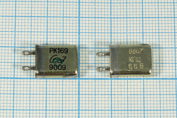 8867 \МВ\\ 15\ 40/-40~70C\РК169МВ-6ВТ\1Г --- Кварцевые резонаторы (пьезокерамические, диэлектрические, ПАВ (SAW), резонаторы из других пьезоматериалов)