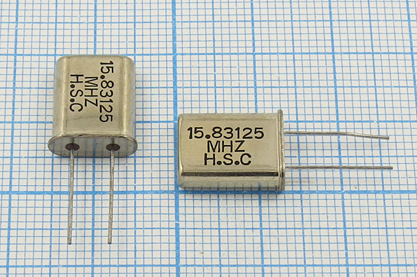 15831,25 \HC49U\30\\\\1Г (HSC) --- Кварцевые резонаторы (пьезокерамические, диэлектрические, ПАВ (SAW), резонаторы из других пьезоматериалов)